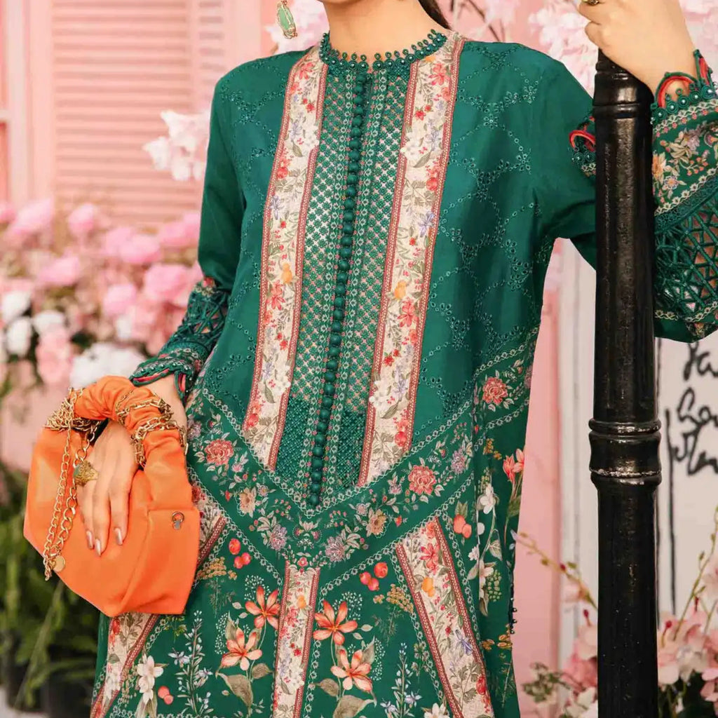 Maria.b M-PRINT LAWN - UNSTICHED