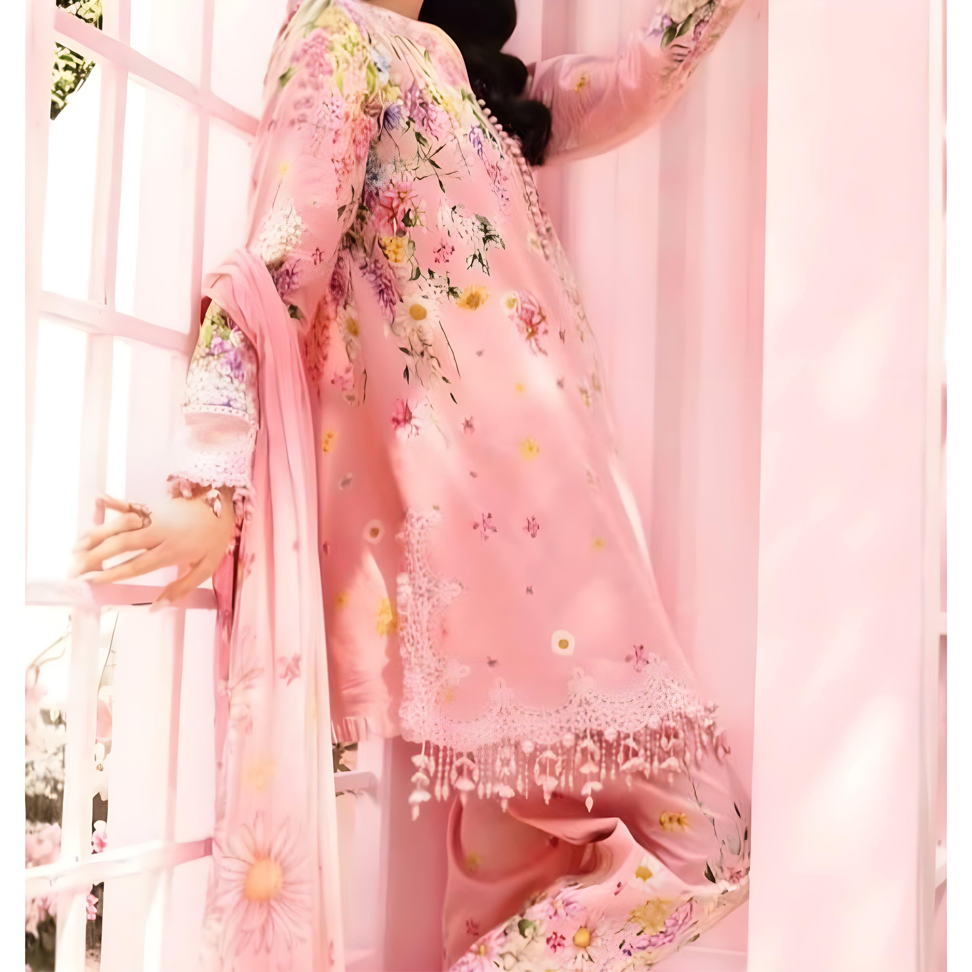 Maria.B Collection: Maria.B MPrints Unstitched Luxury Lawn